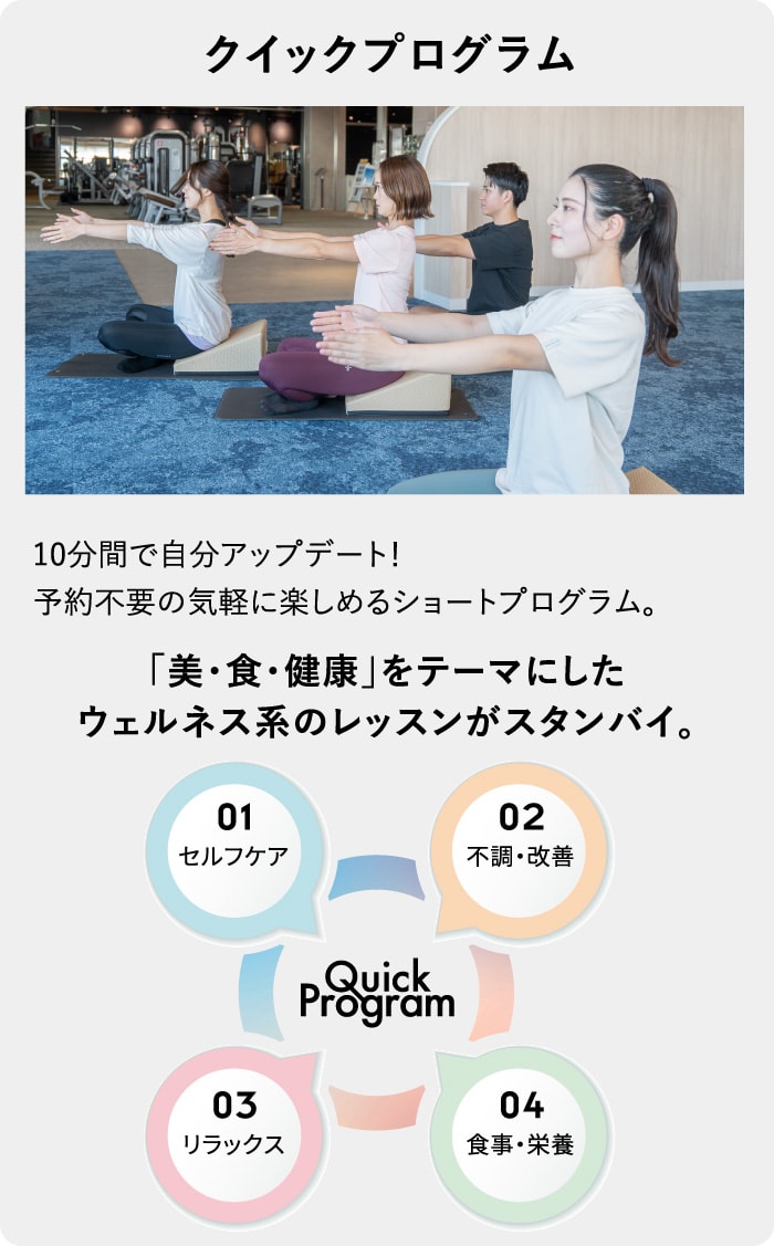 クイックプログラム